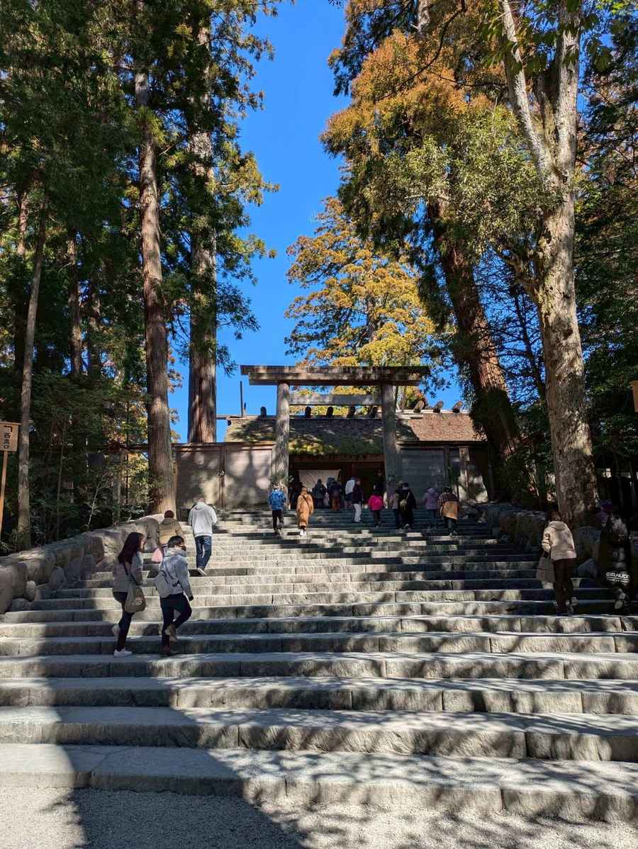 Ise Shrine steps