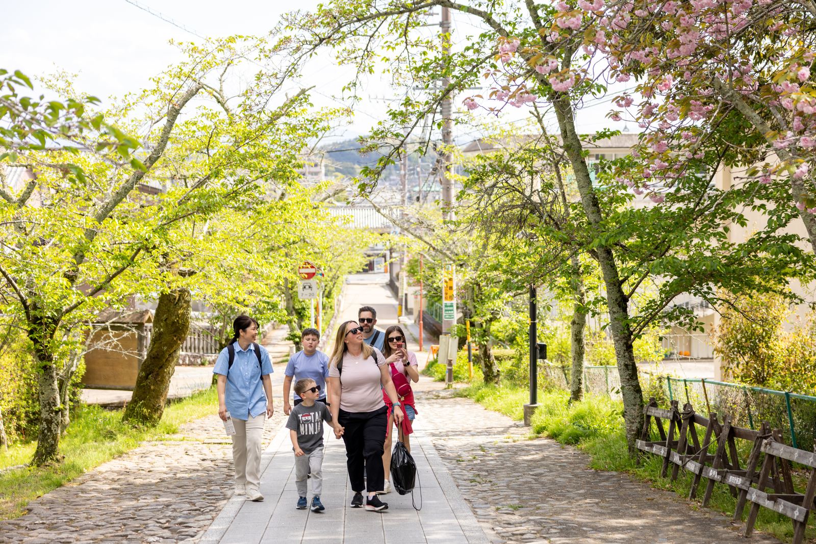 Iga Ueno Castle surrounded by spring greenery